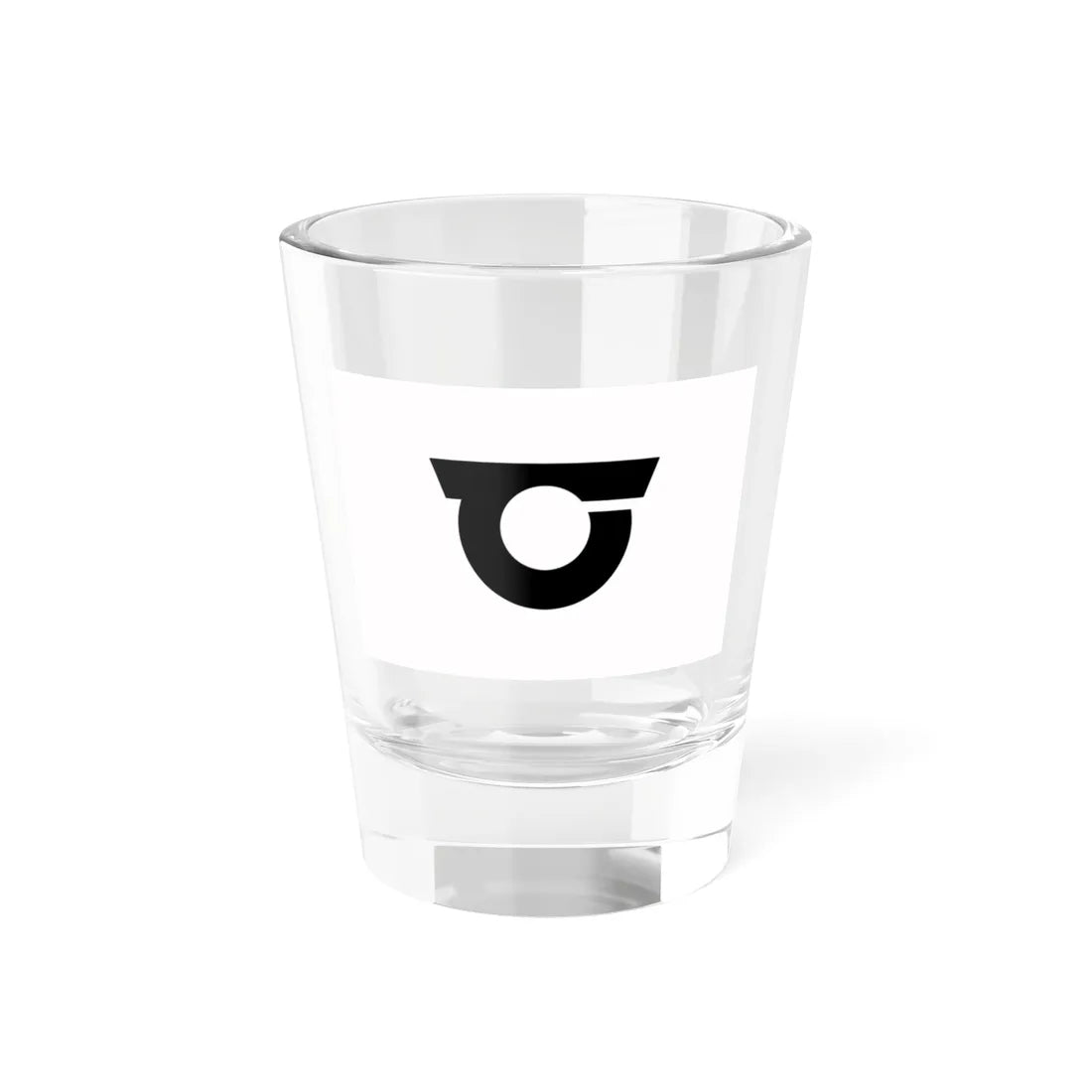 Flag of Teine Hokkaido 1961-1967 (Japan) Shot Glass 1.5oz 1.5oz - Go Mug Yourself