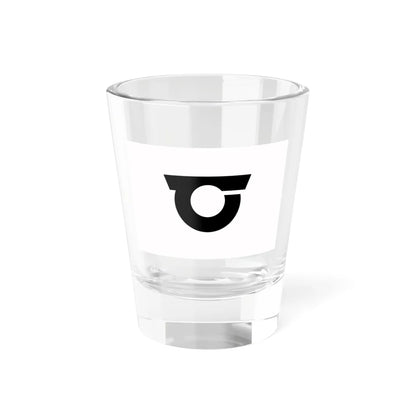 Flag of Teine Hokkaido 1961-1967 (Japan) Shot Glass 1.5oz 1.5oz - Go Mug Yourself