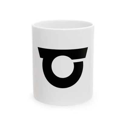 Flag of Teine Hokkaido 1961-1967 (Japan) White Coffee Mug 11oz - Go Mug Yourself