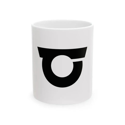 Flag of Teine Hokkaido 1961-1967 (Japan) White Coffee Mug 11oz - Go Mug Yourself