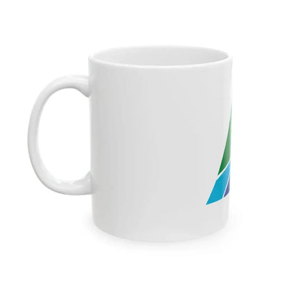Flag of Teine Ward Sapporo Hokkaido (Japan) White Coffee Mug - Go Mug Yourself