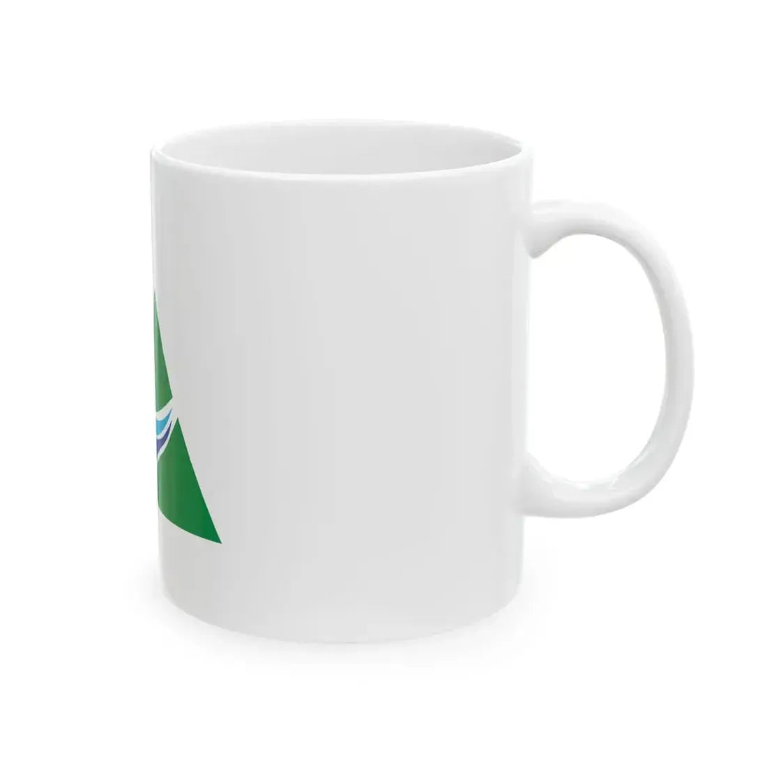 Flag of Teine Ward Sapporo Hokkaido (Japan) White Coffee Mug - Go Mug Yourself