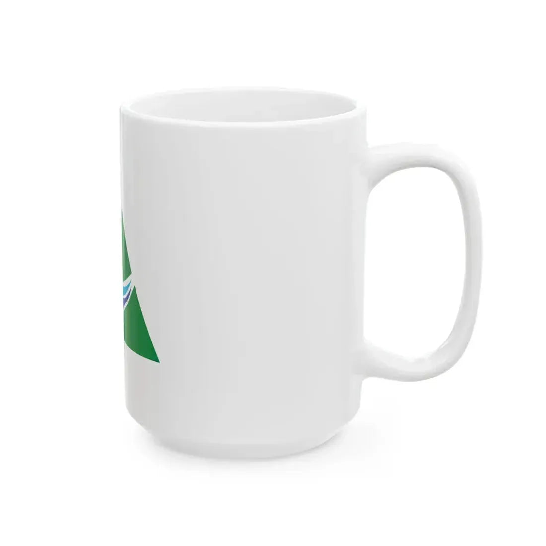 Flag of Teine Ward Sapporo Hokkaido (Japan) White Coffee Mug - Go Mug Yourself