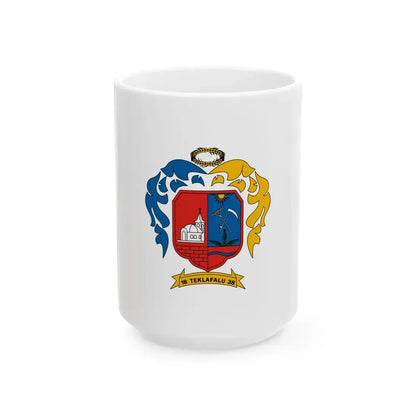 Flag of Teklafalu (Hungary) White Coffee Mug 15oz - Go Mug Yourself