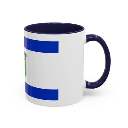Flag of Tel Aviv Israel - Accent Coffee Mug - Go Mug Yourself