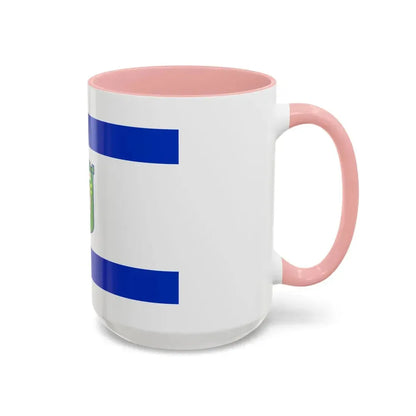 Flag of Tel Aviv Israel - Accent Coffee Mug - Go Mug Yourself