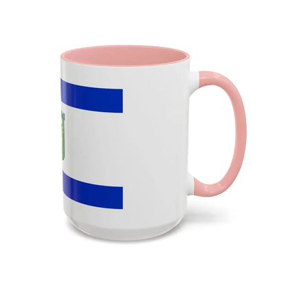 Flag of Tel Aviv Israel - Accent Coffee Mug - Go Mug Yourself