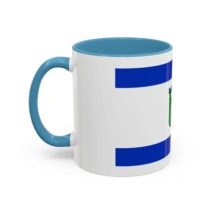 Flag of Tel Aviv Israel - Accent Coffee Mug - Go Mug Yourself