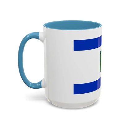 Flag of Tel Aviv Israel - Accent Coffee Mug - Go Mug Yourself