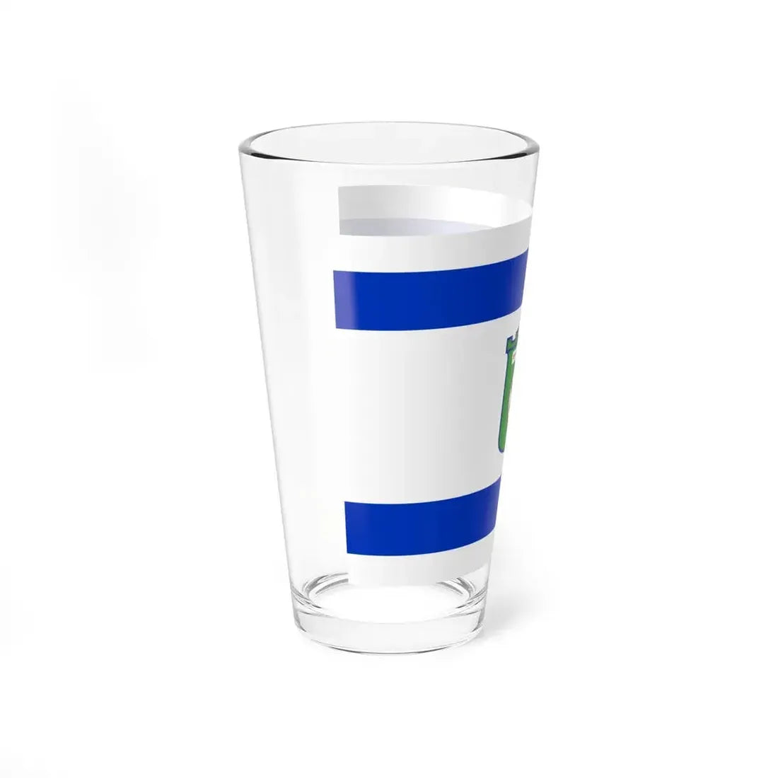 Flag of Tel Aviv Israel - Pint Glass 16oz - Go Mug Yourself