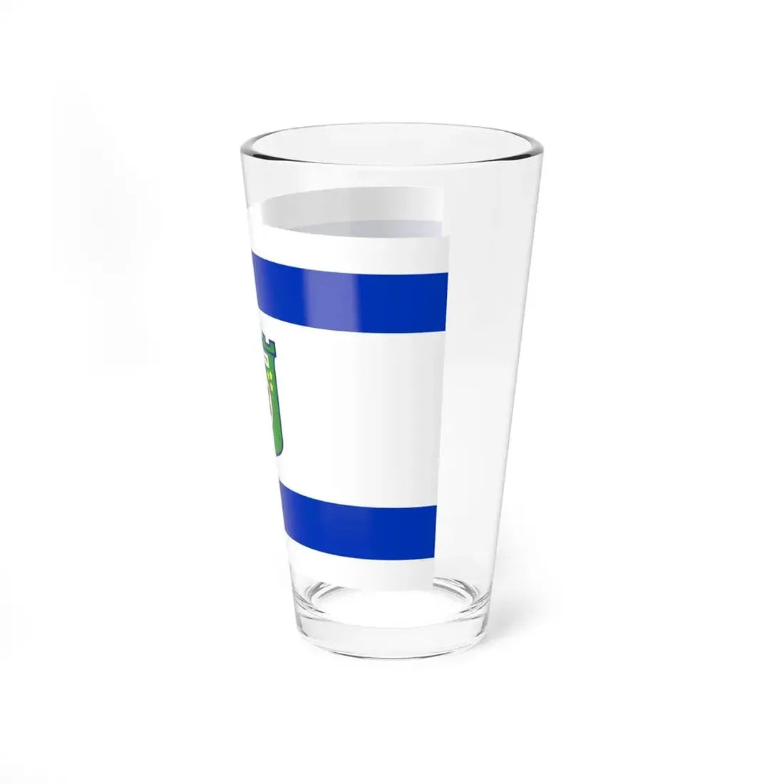 Flag of Tel Aviv Israel - Pint Glass 16oz - Go Mug Yourself