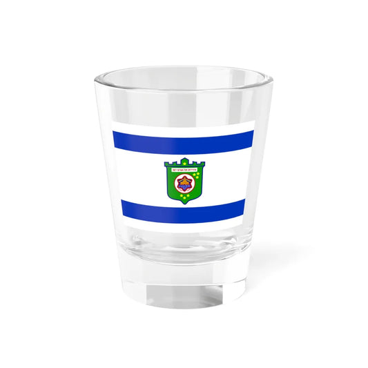 Flag of Tel Aviv Israel - Shot Glass 1.5oz 1.5oz - Go Mug Yourself