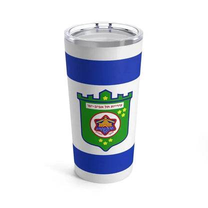 Flag of Tel Aviv Israel - Tumbler 20oz 20oz - Go Mug Yourself