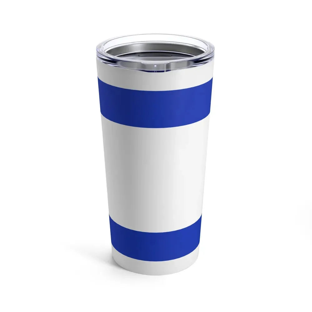 Flag of Tel Aviv Israel - Tumbler 20oz - Go Mug Yourself