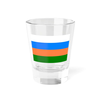 Flag of Telangana (India) Shot Glass 1.5oz 1.5oz - Go Mug Yourself