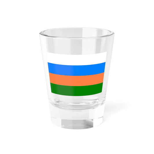 Flag of Telangana (India) Shot Glass 1.5oz 1.5oz - Go Mug Yourself