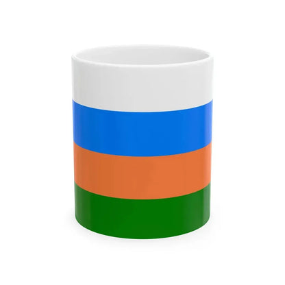 Flag of Telangana (India) White Coffee Mug 11oz - Go Mug Yourself