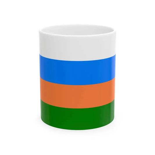 Flag of Telangana (India) White Coffee Mug 11oz - Go Mug Yourself