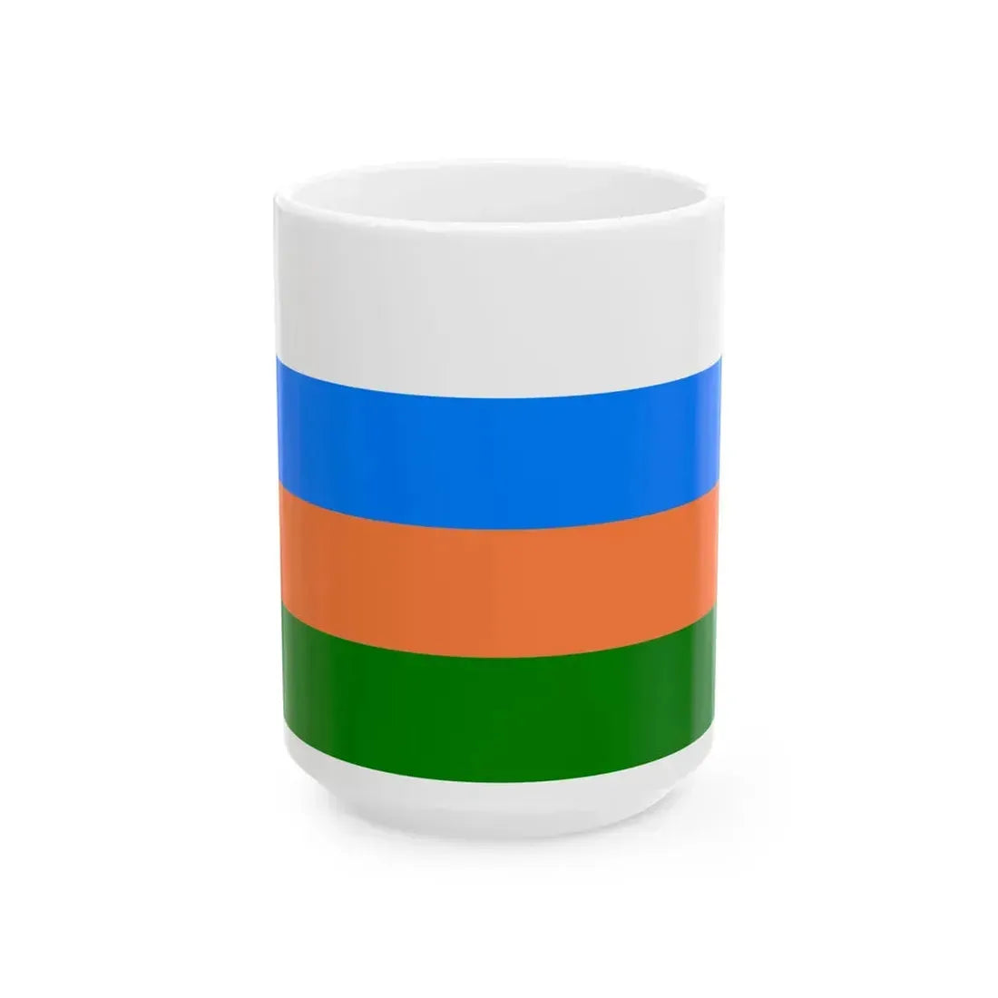 Flag of Telangana (India) White Coffee Mug 15oz - Go Mug Yourself
