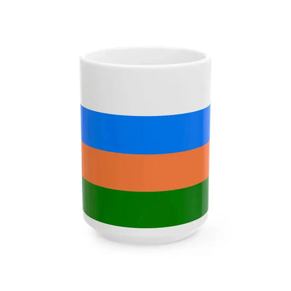 Flag of Telangana (India) White Coffee Mug 15oz - Go Mug Yourself