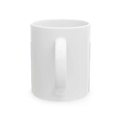 Flag of Telangana (India) White Coffee Mug - Go Mug Yourself