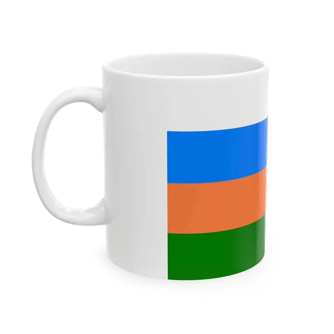 Flag of Telangana (India) White Coffee Mug - Go Mug Yourself