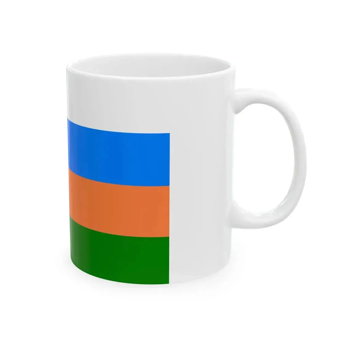 Flag of Telangana (India) White Coffee Mug - Go Mug Yourself