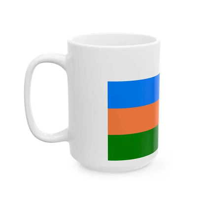Flag of Telangana (India) White Coffee Mug - Go Mug Yourself