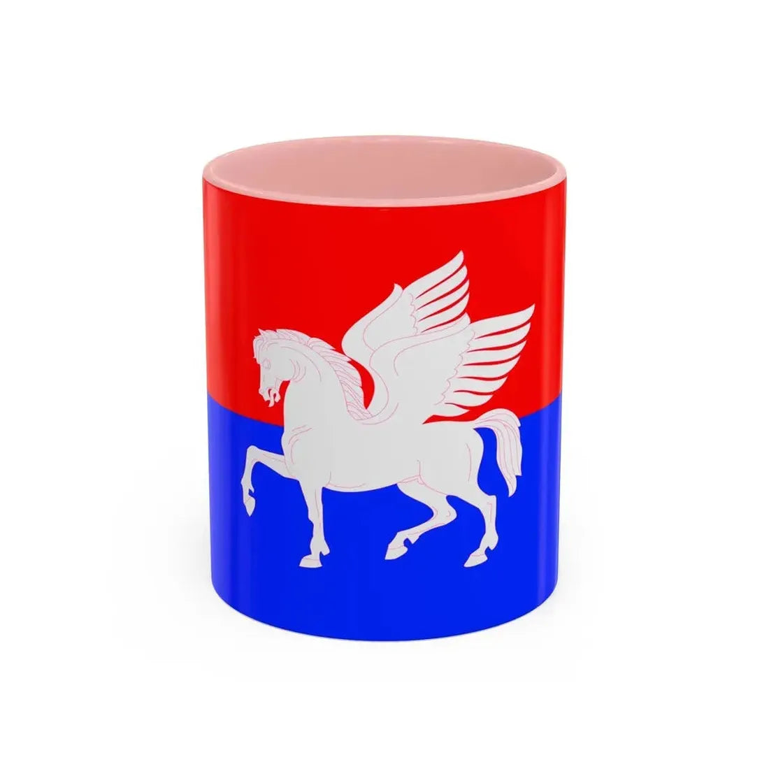 Flag of Telavi Georgia - Accent Coffee Mug 11oz Pink - Go Mug Yourself