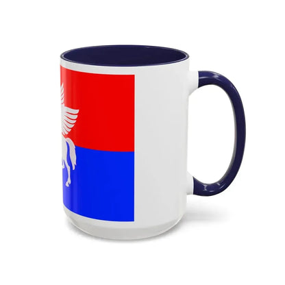Flag of Telavi Georgia - Accent Coffee Mug - Go Mug Yourself