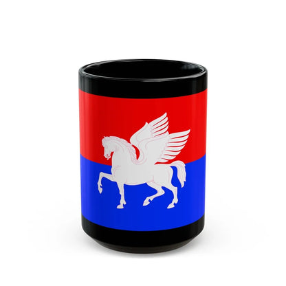 Flag of Telavi Georgia - Black Coffee Mug-15oz-Go Mug Yourself