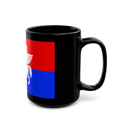 Flag of Telavi Georgia - Black Coffee Mug-Go Mug Yourself