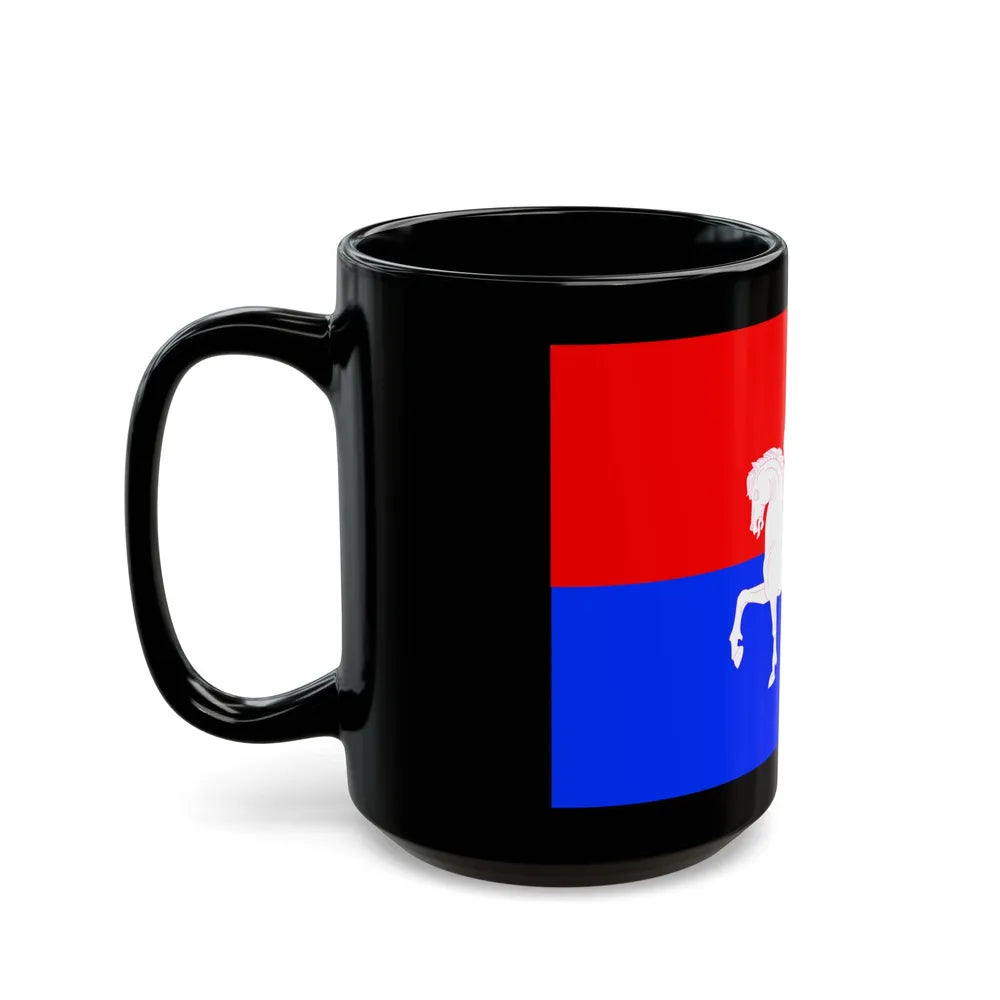 Flag of Telavi Georgia - Black Coffee Mug-Go Mug Yourself