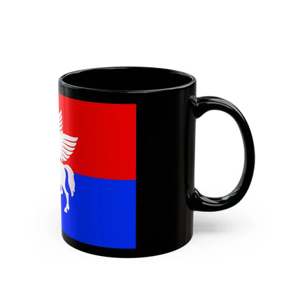 Flag of Telavi Georgia - Black Coffee Mug-Go Mug Yourself