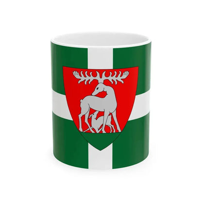 Flag of Telki (Hungary) White Coffee Mug 11oz - Go Mug Yourself