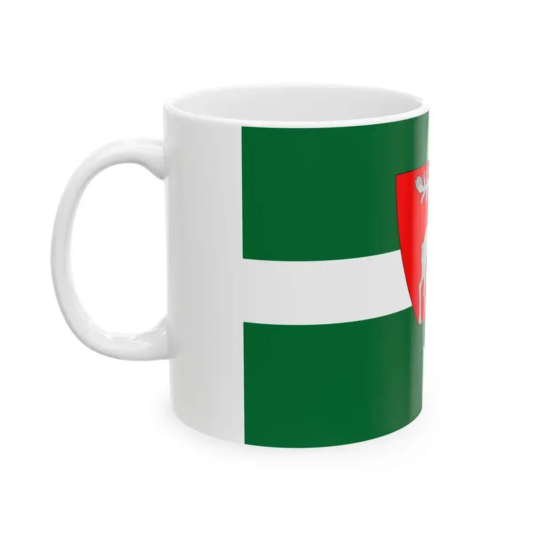Flag of Telki (Hungary) White Coffee Mug - Go Mug Yourself