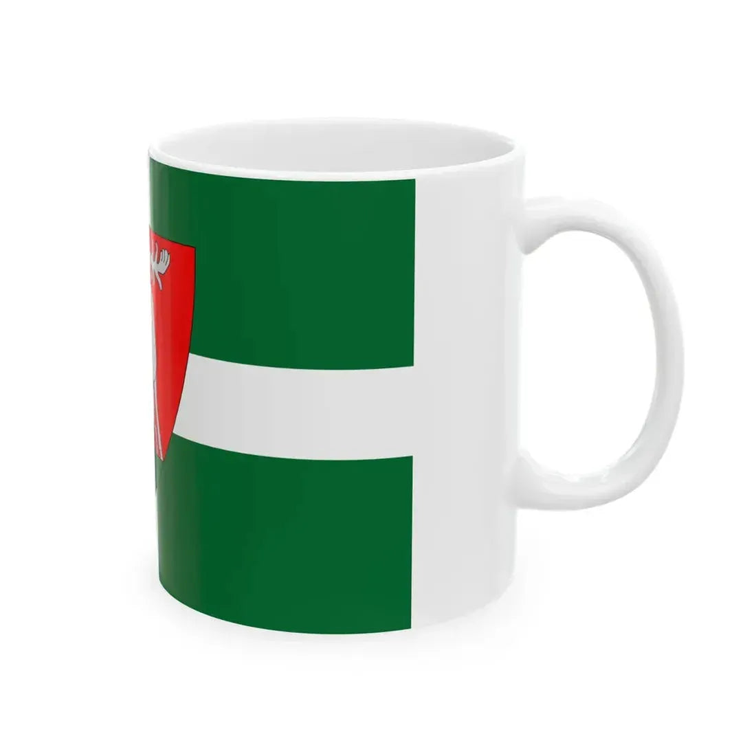 Flag of Telki (Hungary) White Coffee Mug - Go Mug Yourself