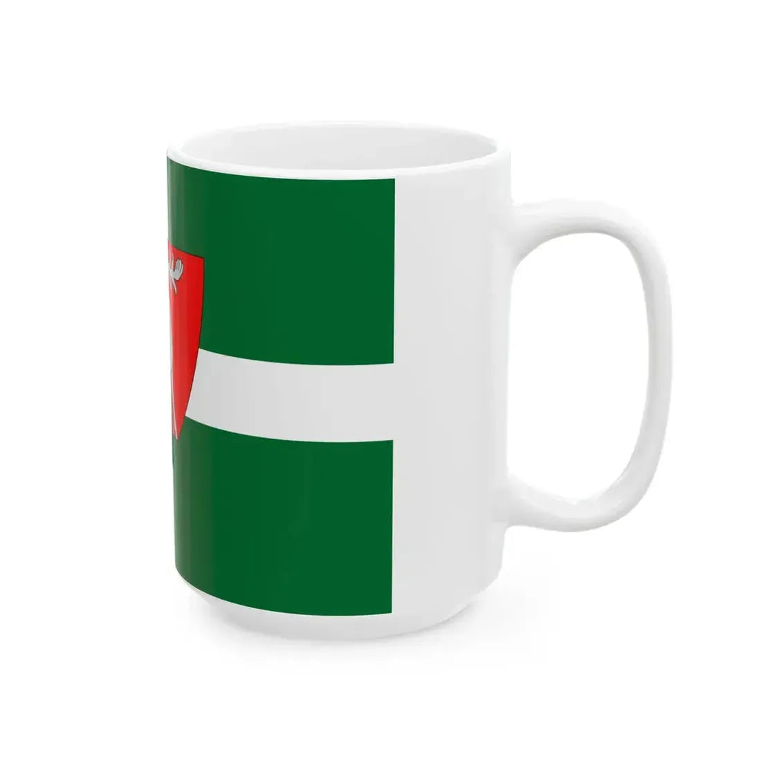 Flag of Telki (Hungary) White Coffee Mug - Go Mug Yourself