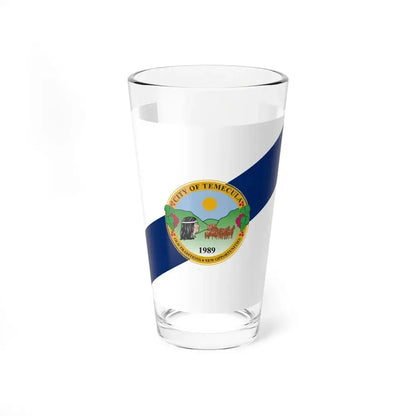 Flag of Temecula, California - Pint Glass 16oz 16oz - Go Mug Yourself