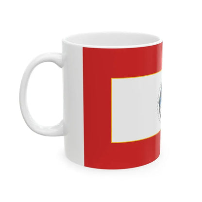 Flag of Tempe Arizona 1971-1987 (United States) White Coffee Mug - Go Mug Yourself