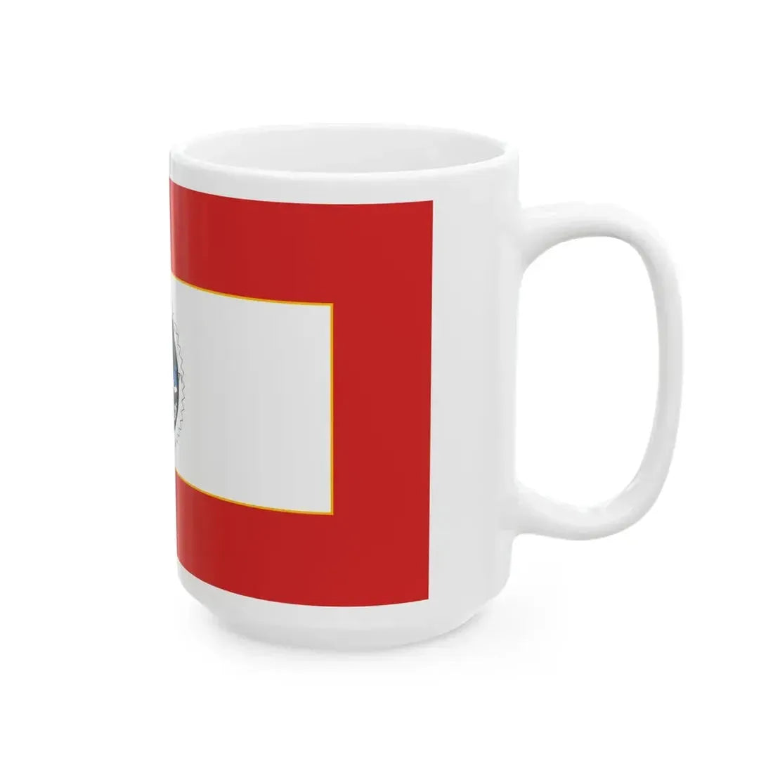 Flag of Tempe Arizona 1971-1987 (United States) White Coffee Mug - Go Mug Yourself