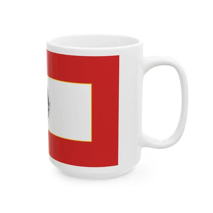 Flag of Tempe Arizona 1971-1987 (United States) White Coffee Mug - Go Mug Yourself