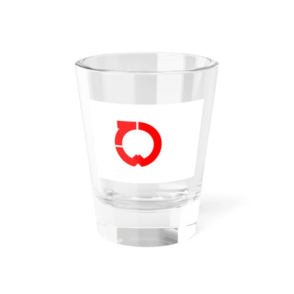 Flag of Tenei Fukushima (Japan) Shot Glass 1.5oz 1.5oz - Go Mug Yourself