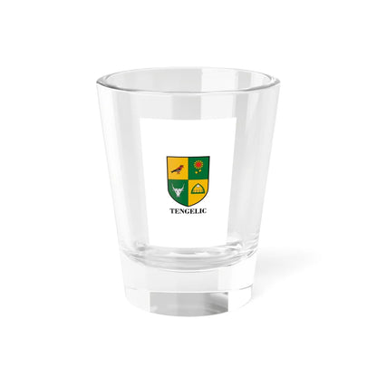 Flag of Tengelic vertical (Hungary) Shot Glass 1.5oz 1.5oz - Go Mug Yourself