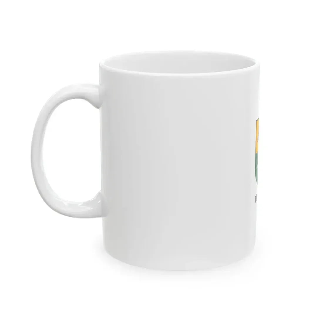 Flag of Tengelic vertical (Hungary) White Coffee Mug - Go Mug Yourself
