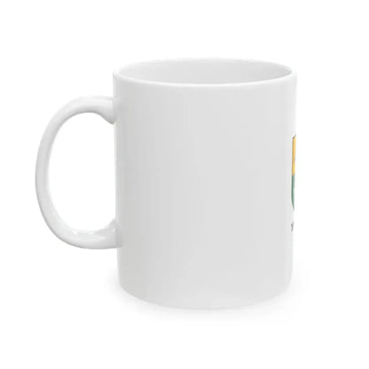 Flag of Tengelic vertical (Hungary) White Coffee Mug - Go Mug Yourself