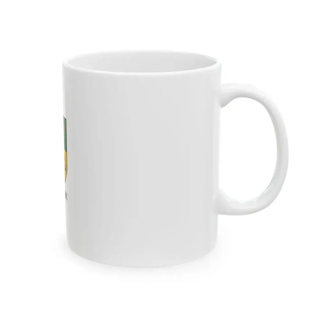 Flag of Tengelic vertical (Hungary) White Coffee Mug - Go Mug Yourself