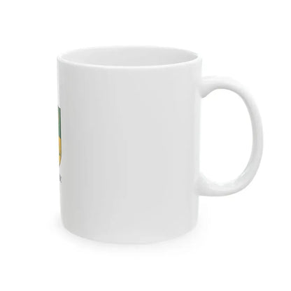 Flag of Tengelic vertical (Hungary) White Coffee Mug - Go Mug Yourself