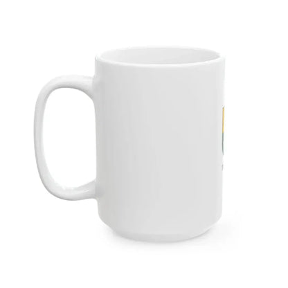 Flag of Tengelic vertical (Hungary) White Coffee Mug - Go Mug Yourself