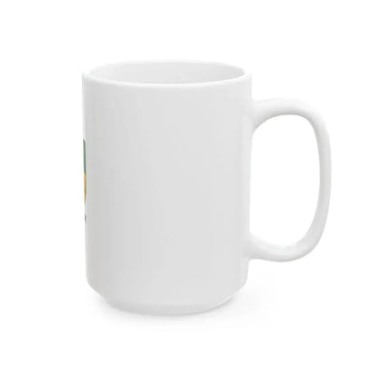 Flag of Tengelic vertical (Hungary) White Coffee Mug - Go Mug Yourself